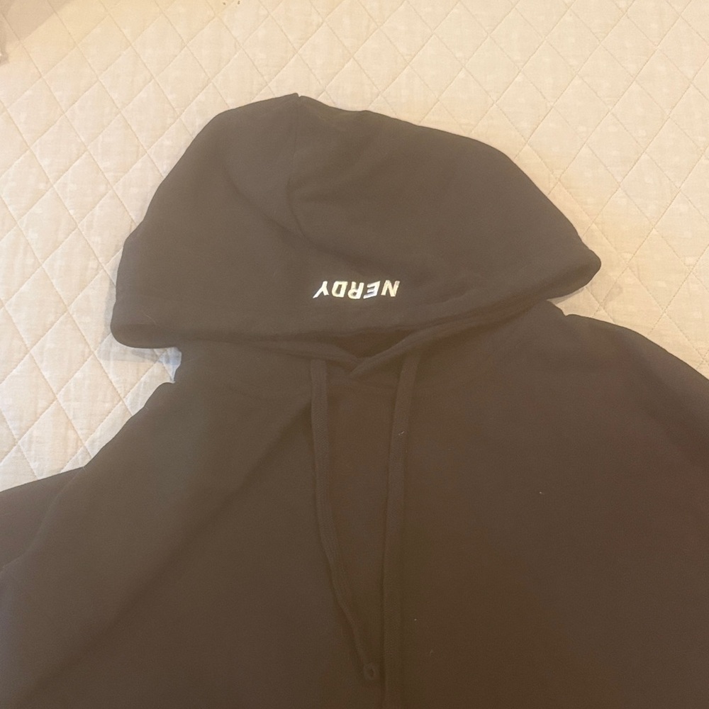 Black Sweatshirt with Fun Graphic